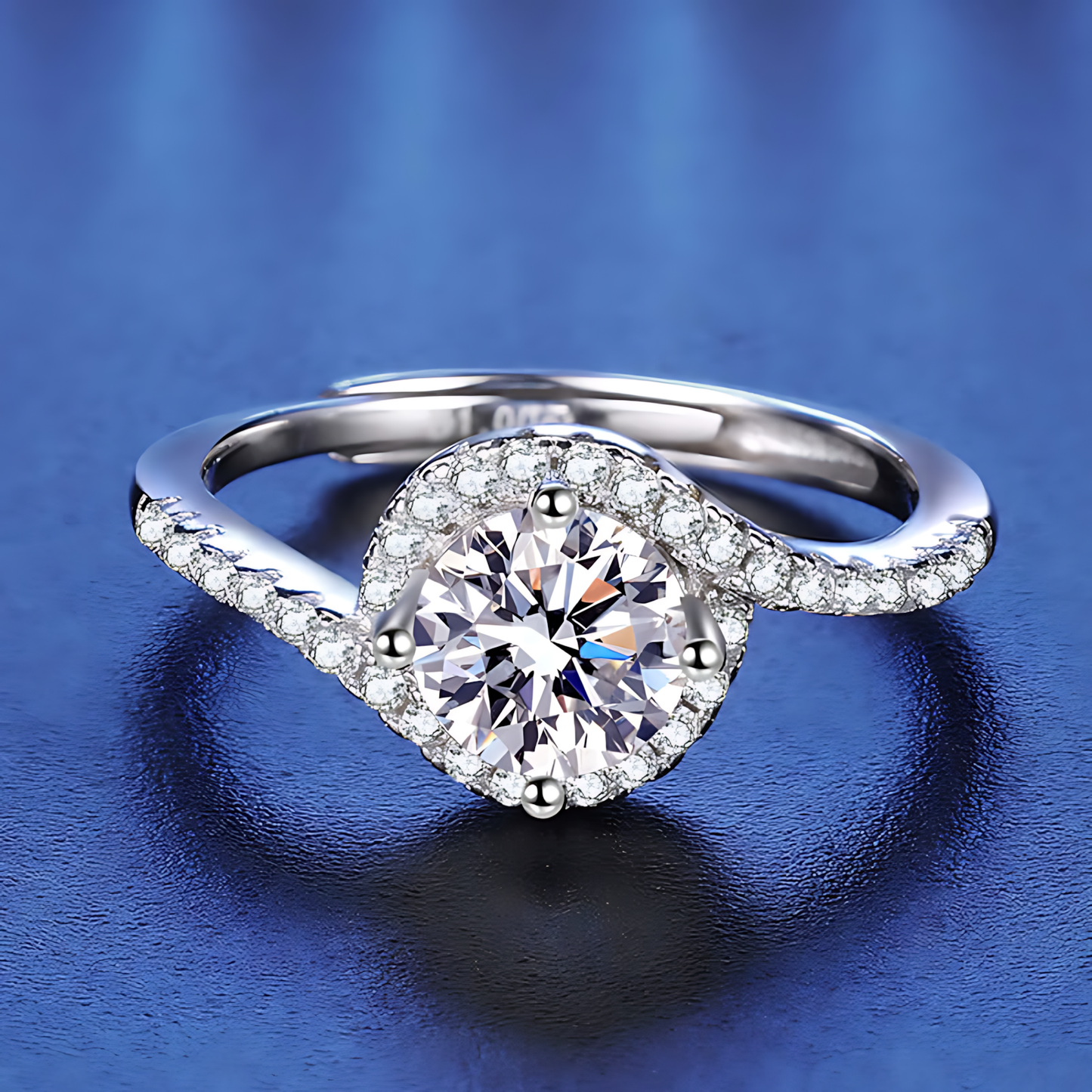 Angel Eyes Moissanite Ring 1.0ct