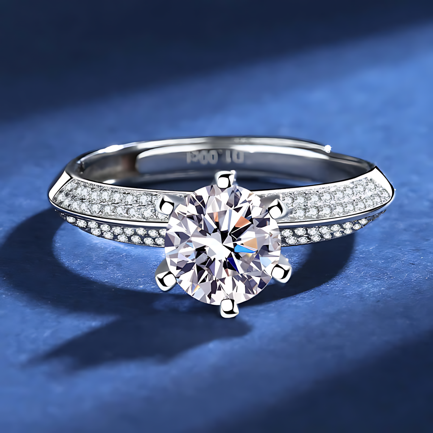 Crown Marriage Moissanite Rings