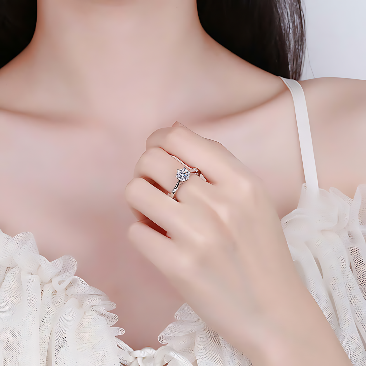 1.0ct Women's Wisp Hollow Ring