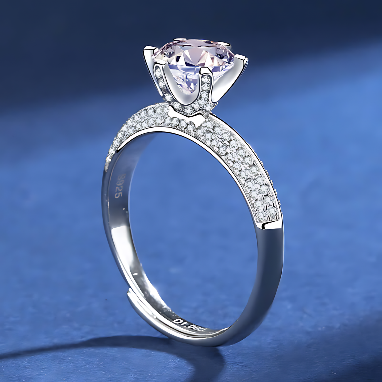 Crown Marriage Moissanite Rings