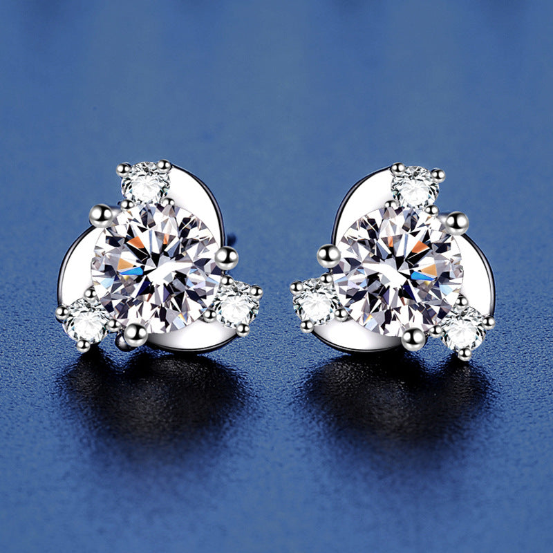 0.2ct Windmill Moissanite Earrings