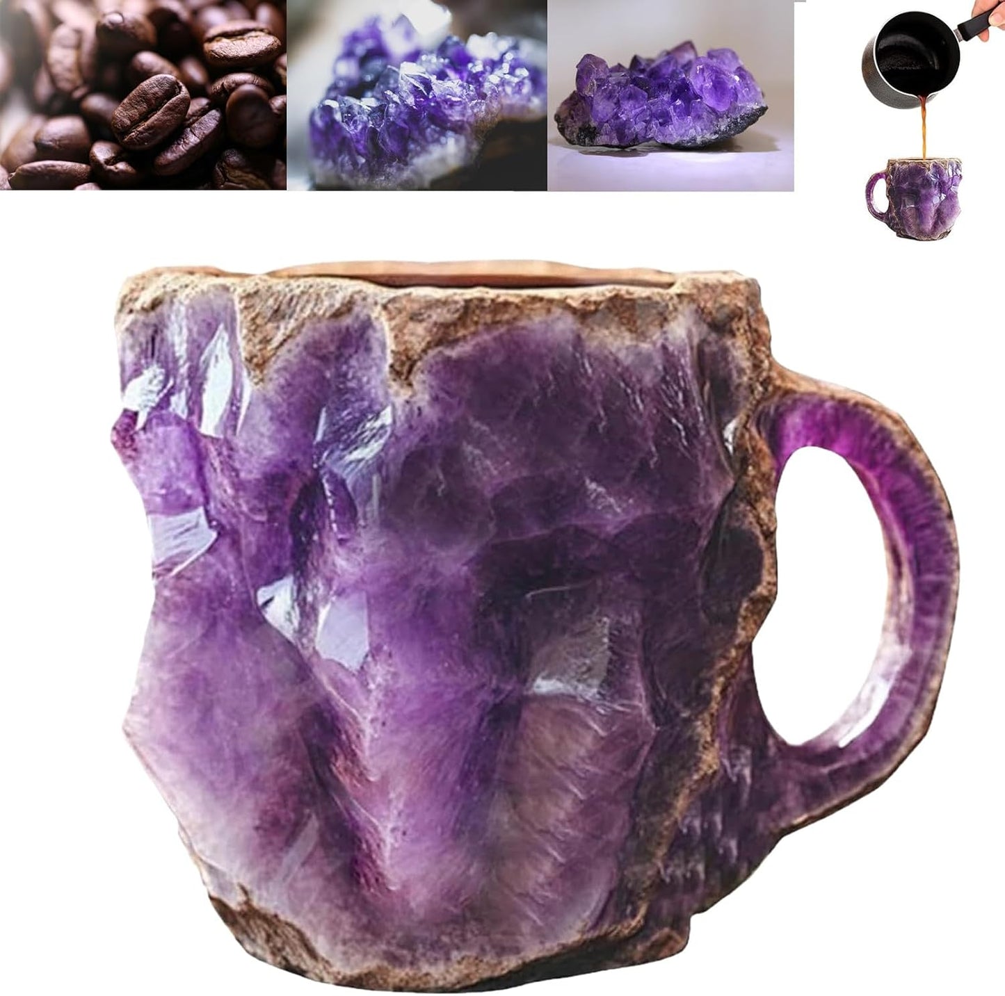 Femro™  Mineral Crystal Coffee Mugs
