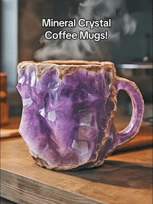 Femro™  Mineral Crystal Coffee Mugs