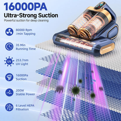 GlacierVac™  Pro | 3-in-1 Mini UV Vacuum