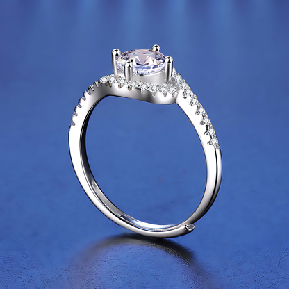 Angel Eyes Moissanite Ring 1.0ct