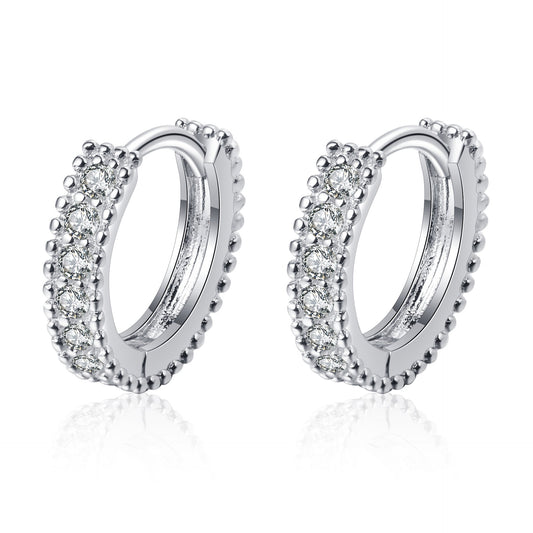 Small Fresh Moissanite Earrings